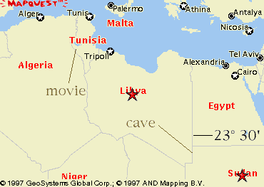 map of northern Africa