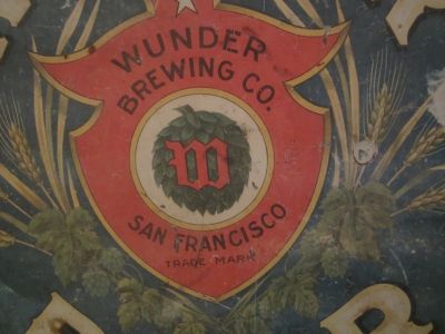 Wunder Beer tray closeup
